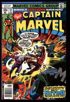 CAPTAIN MARVEL #54 8.0 front cover