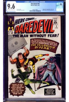 DAREDEVIL #6 CGC 9.6 OW/WH PAGES front cover