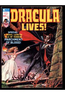 DRACULA LIVES #12 7.5 front cover