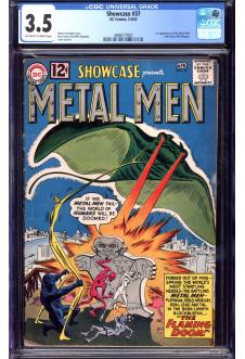 SHOWCASE #37 CGC 3.5 OW/WH PAGES front cover