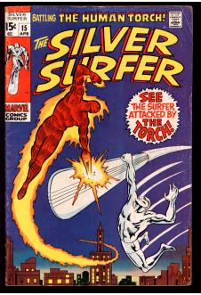 SILVER SURFER #15 6.5 front cover