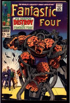 FANTASTIC FOUR #68 4.5 front cover