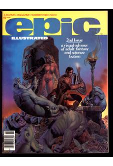 EPIC ILLUSTRATED #2 8.5 front cover