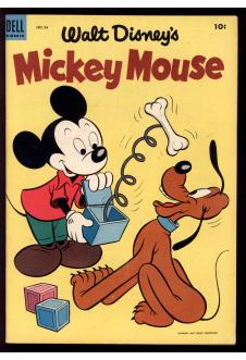 WALT DISNEY'S MICKEY MOUSE #34 6.0 front cover