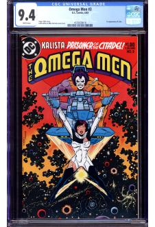 OMEGA MEN #3 CGC 9.4 WHITE PAGES front cover