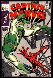 CAPTAIN MARVEL #13 8.5 front cover