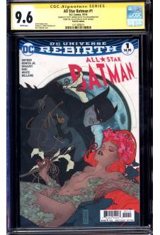 ALL STAR BATMAN #1 CGC 9.6 WHITE PAGES front cover