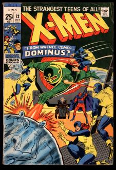 X-MEN #72 5.0 front cover