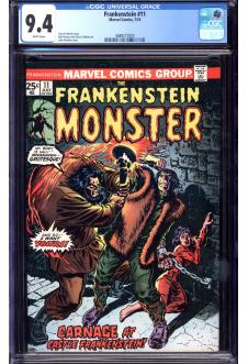 FRANKENSTEIN #11 CGC 9.4 WHITE PAGES front cover