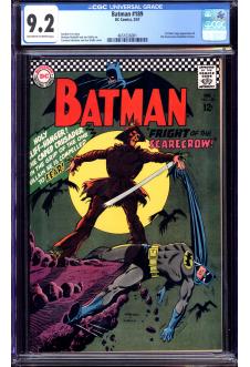 BATMAN #189 CGC 9.2 OW/WH PAGES front cover