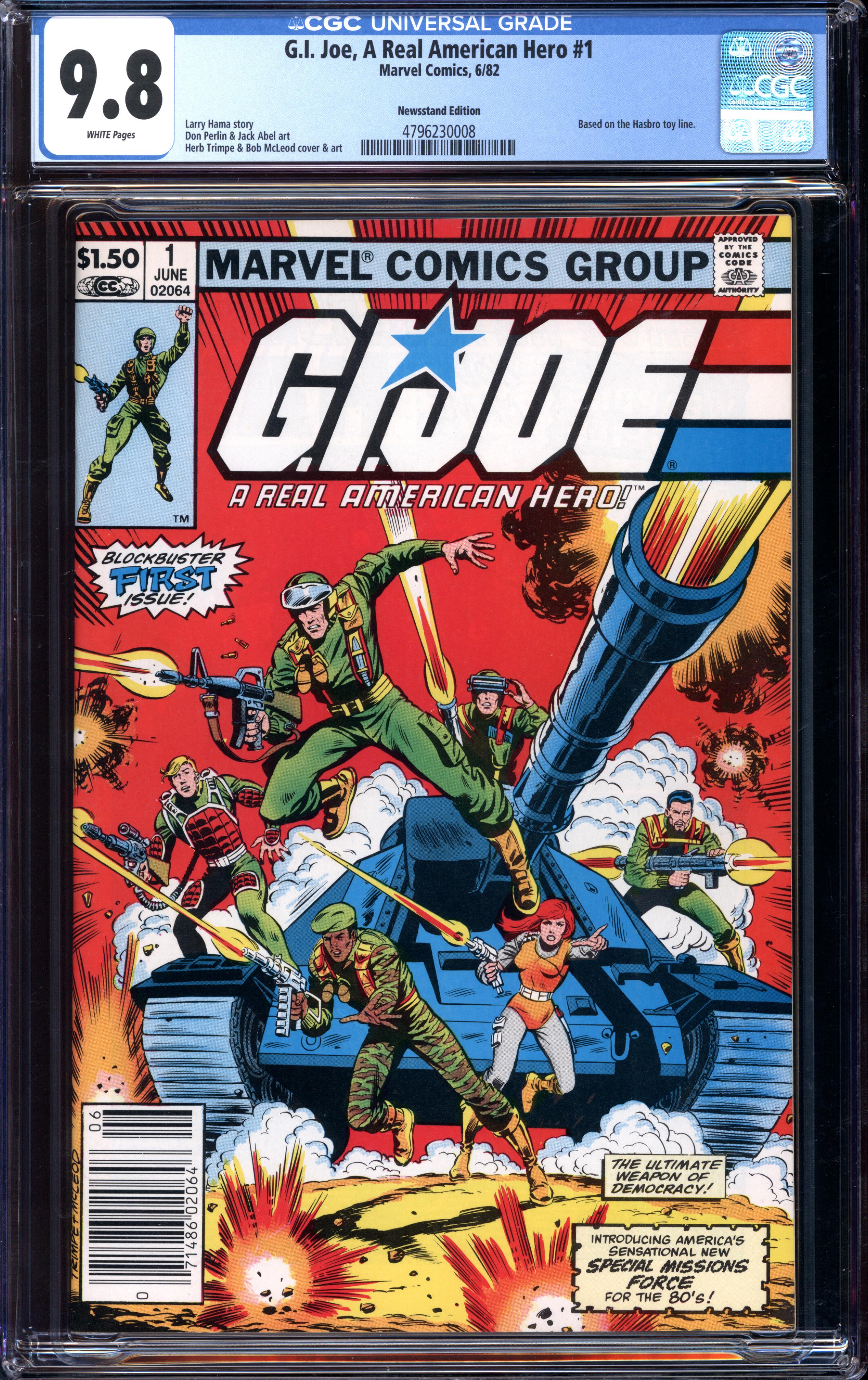 G.I. JOE, A REAL AMERICAN HERO Front Cover