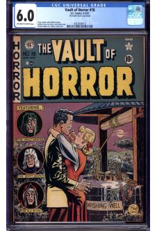VAULT OF HORROR #18 CGC 6.0 OW/WH PAGES front cover