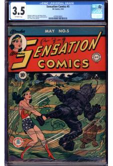 Cover of Sensation Comics #5