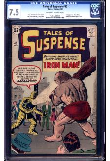 TALES OF SUSPENSE #40 CGC 7.5 OW/WH PAGES front cover