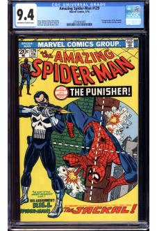 AMAZING SPIDER-MAN #129 CGC 9.4 OW/WH PAGES front cover