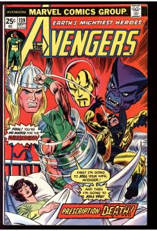 Cover of The Avengers #139
