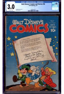 Cover of Walt Disney's Comics and Stories #58
