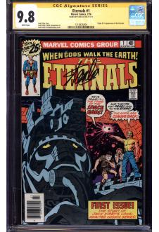 ETERNALS #1 CGC 9.8 WHITE PAGES front cover