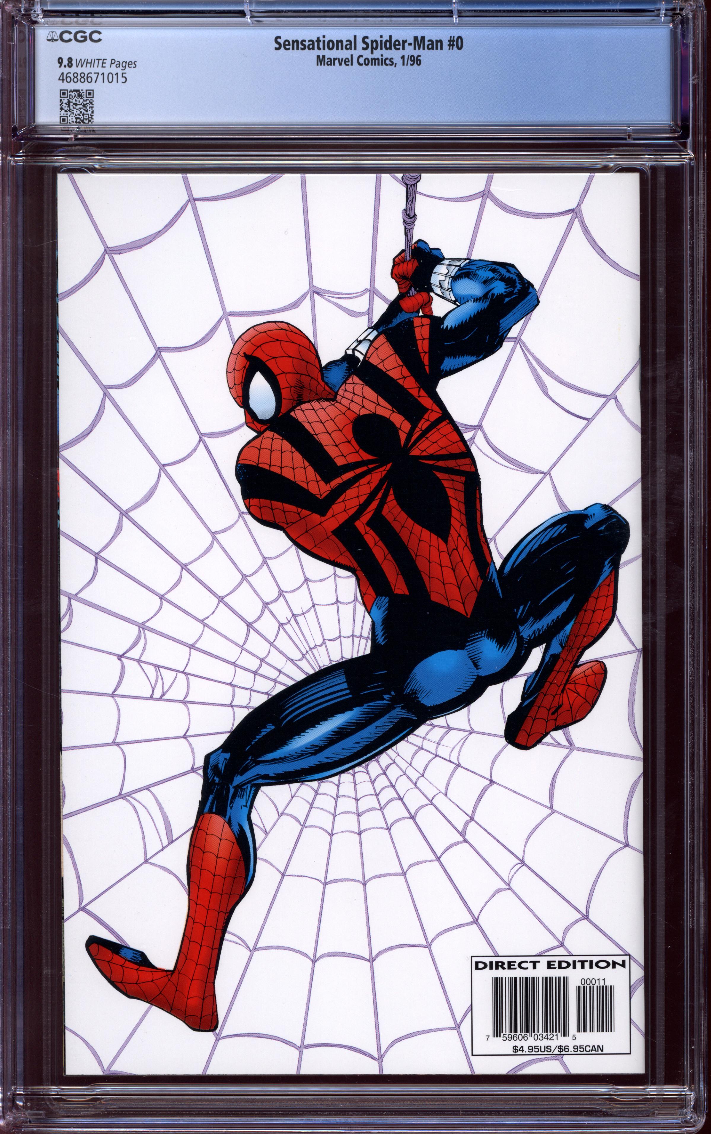 SENSATIONAL SPIDER-MAN Back Cover