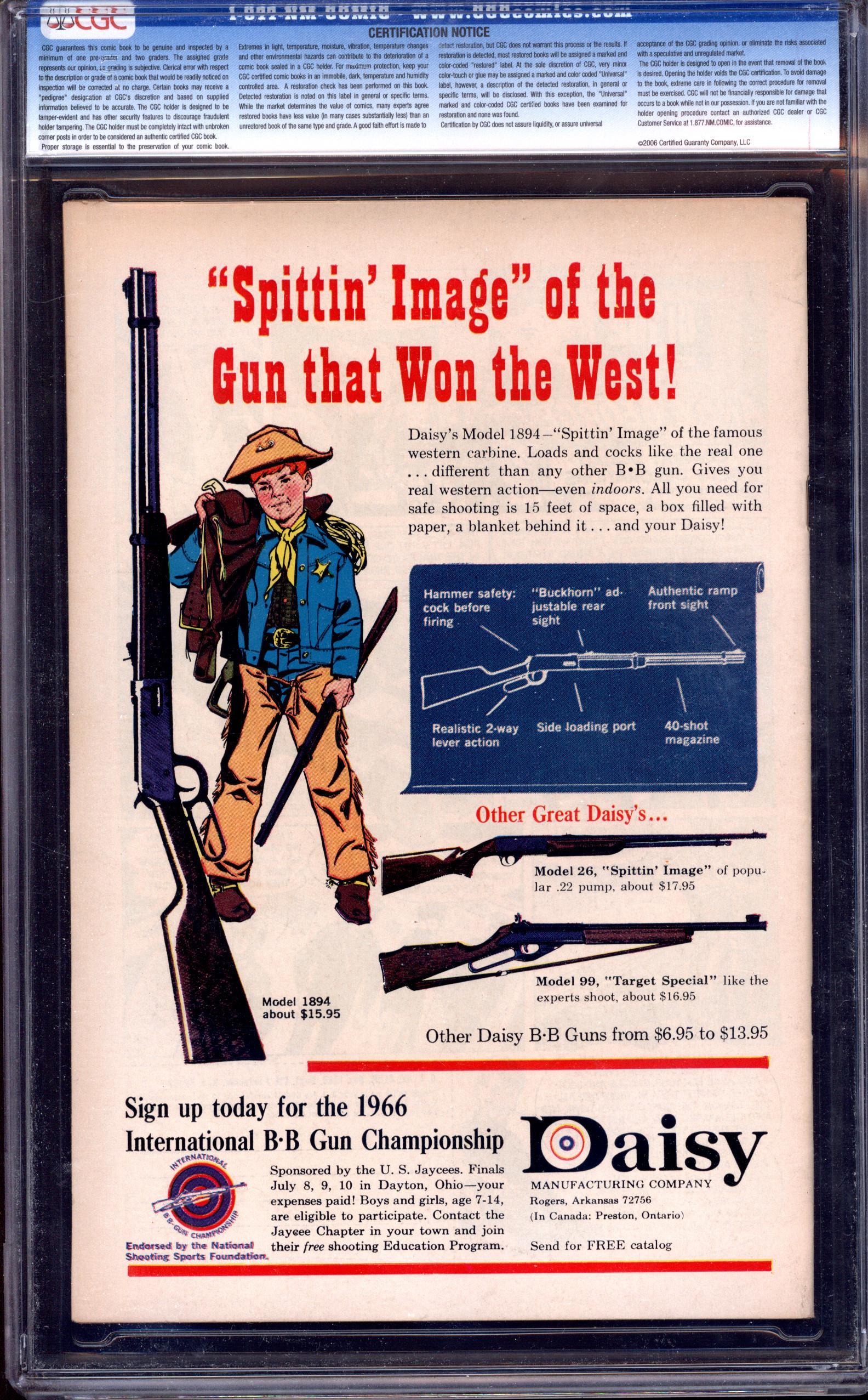 HOUSE OF MYSTERY Back Cover