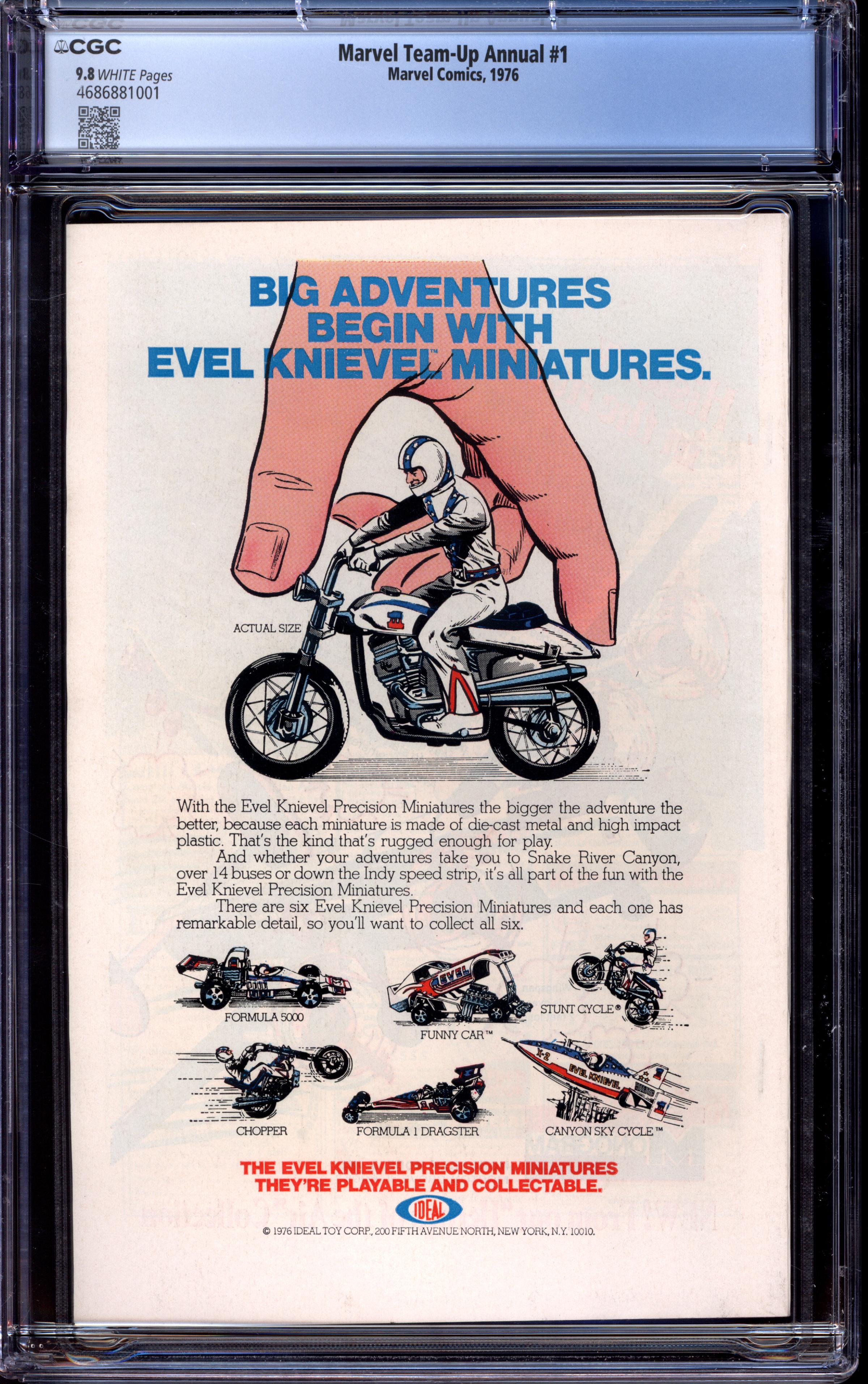 MARVEL TEAM-UP ANNUAL Back Cover