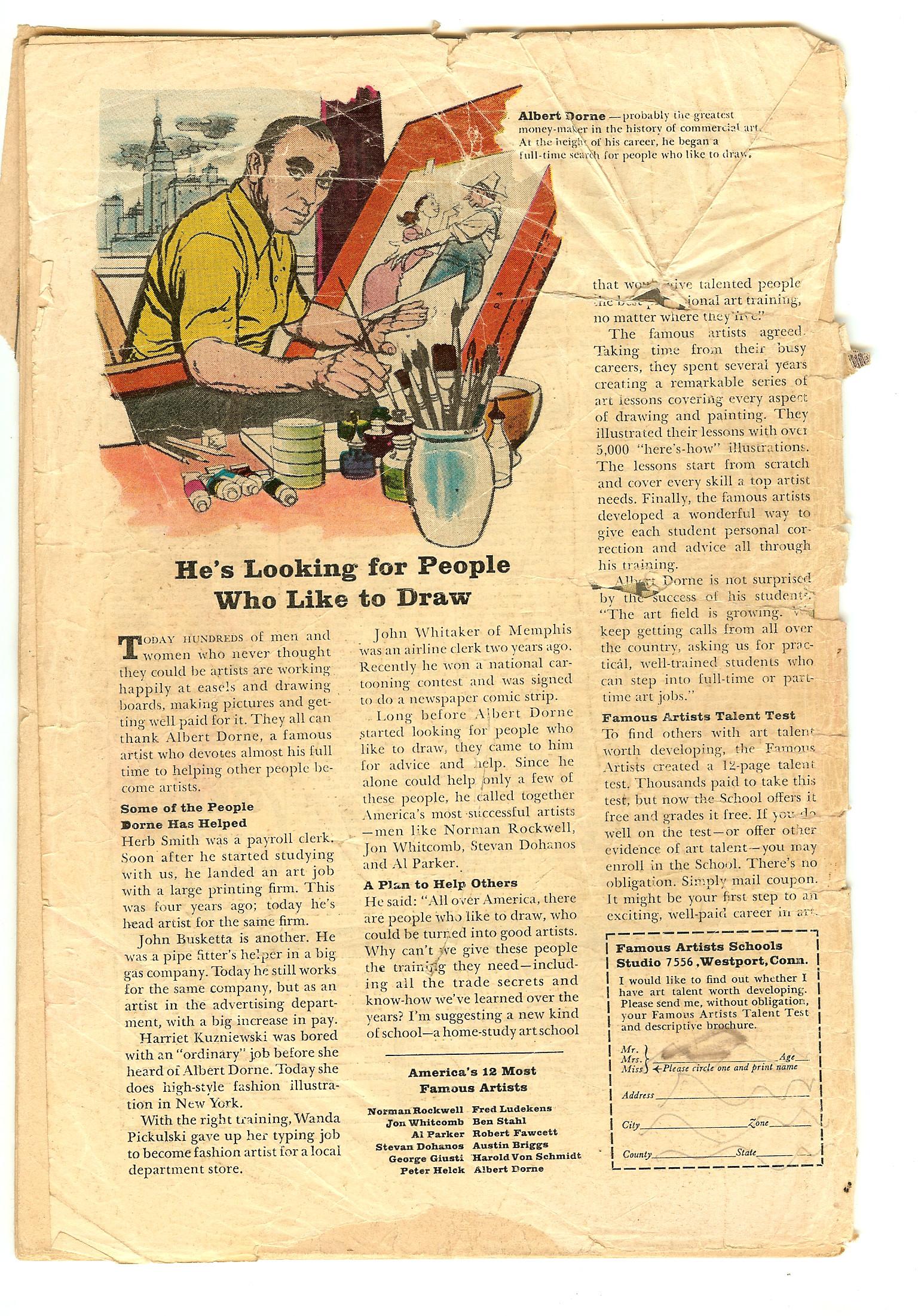 DAREDEVIL Back Cover