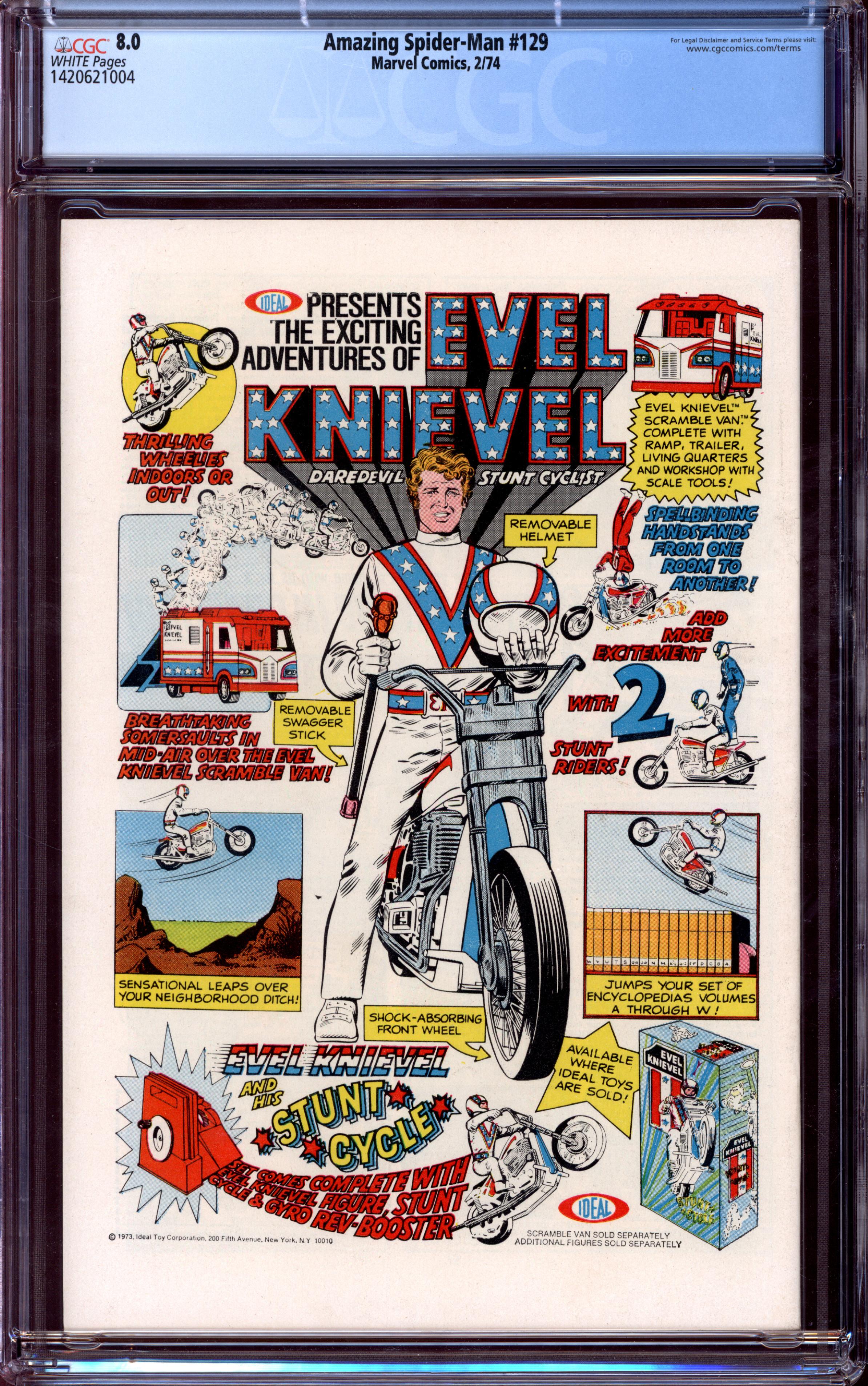 AMAZING SPIDER-MAN Back Cover