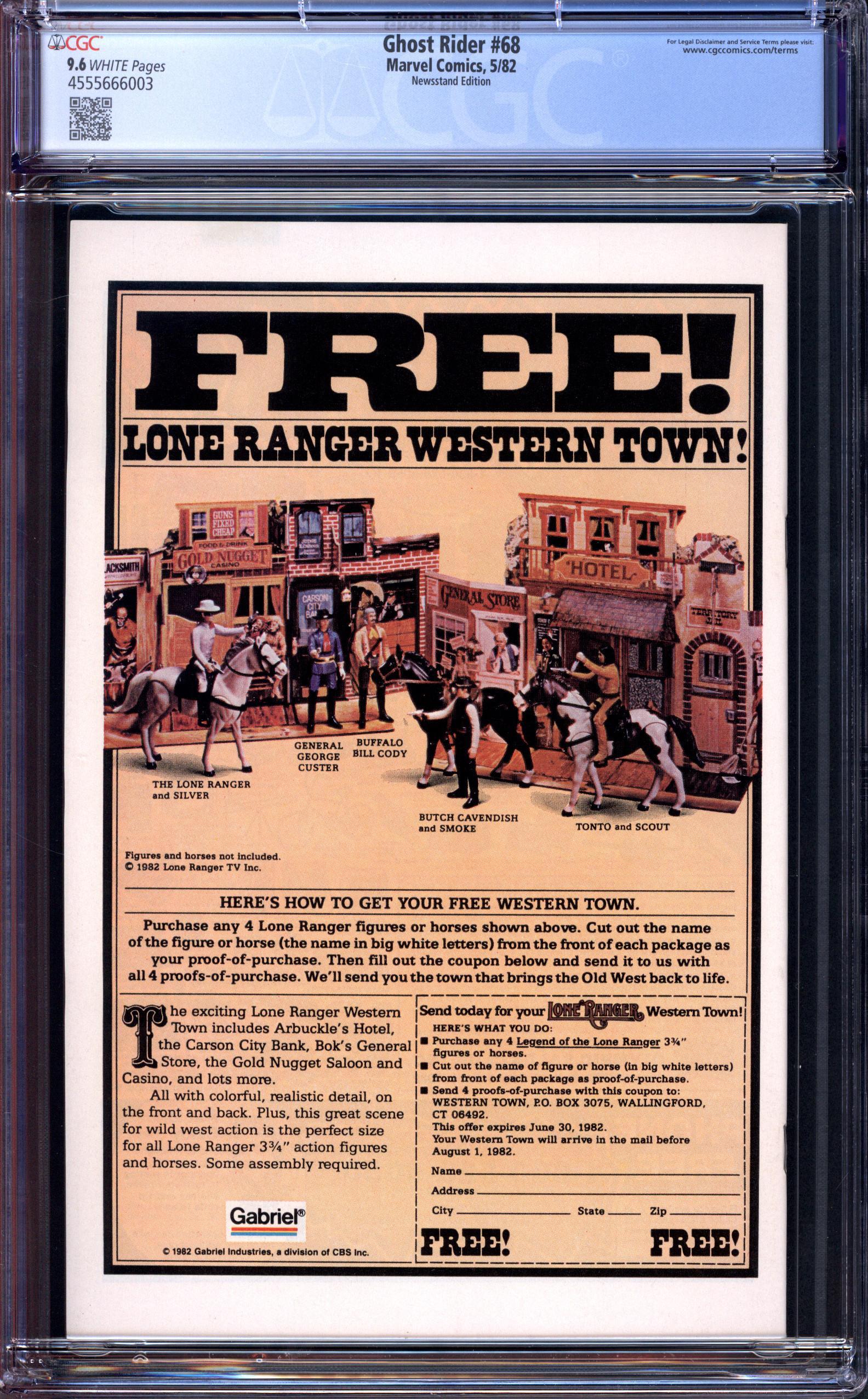 GHOST RIDER Back Cover