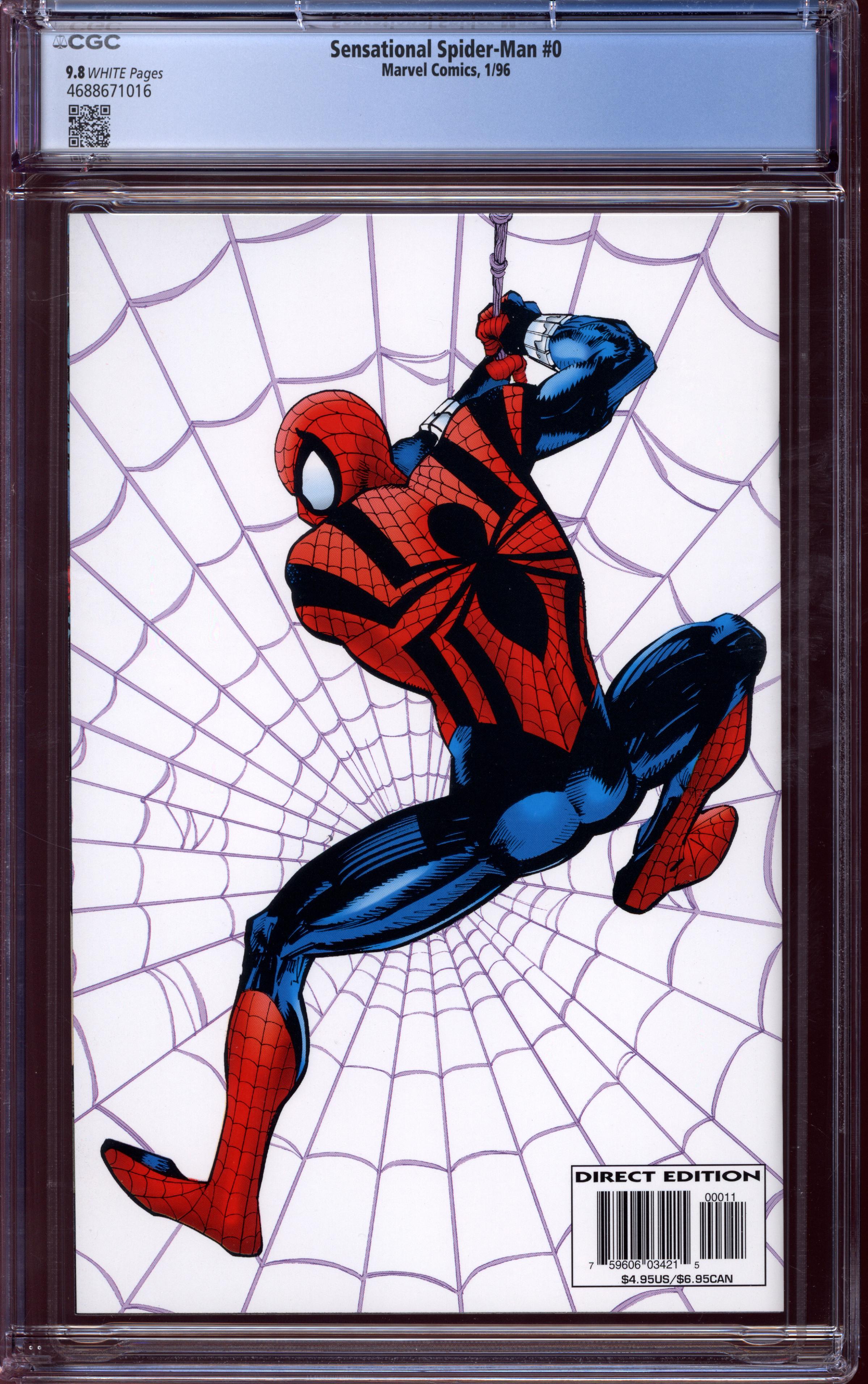 SENSATIONAL SPIDER-MAN Back Cover