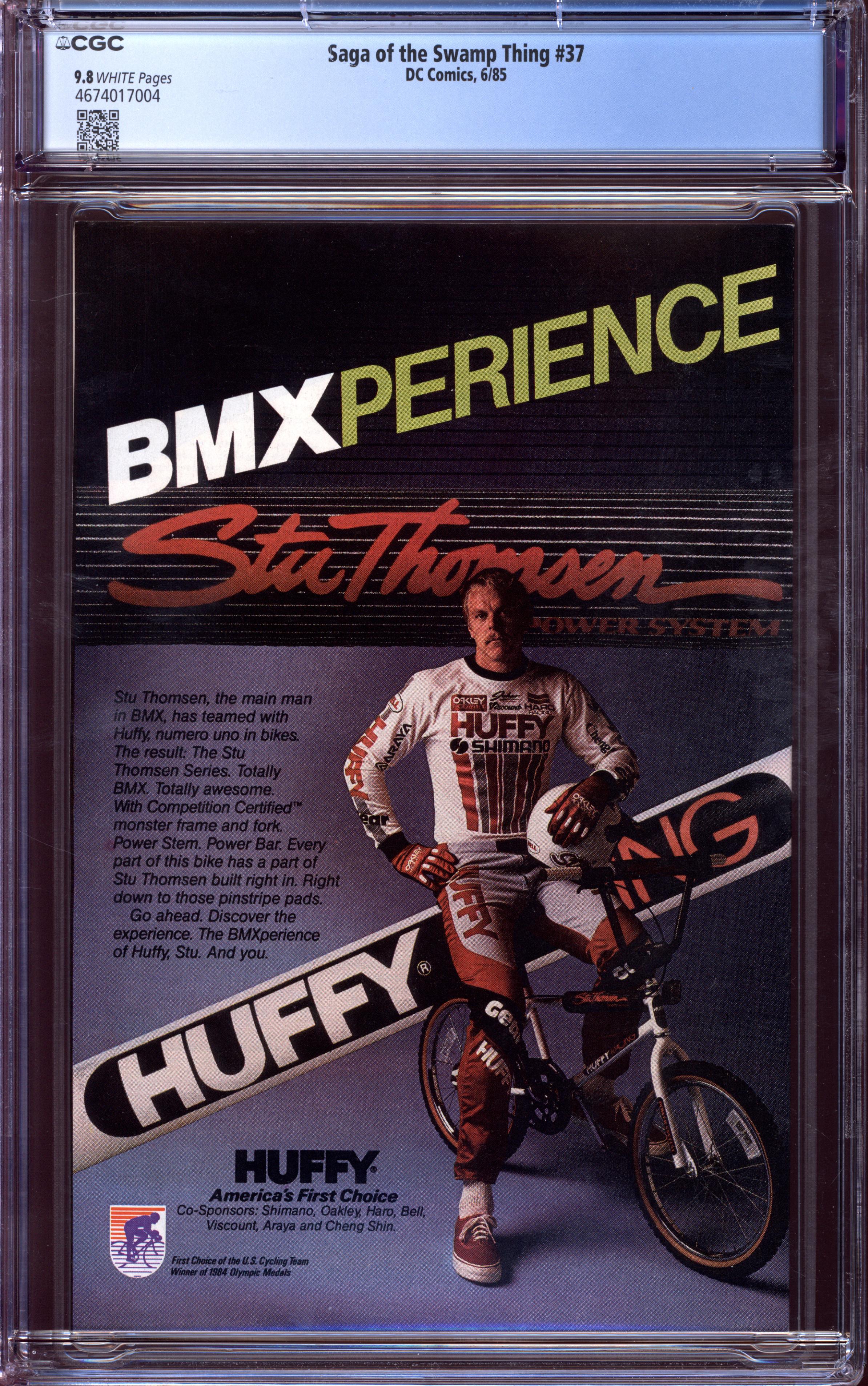 SAGA OF THE SWAMP THING Back Cover