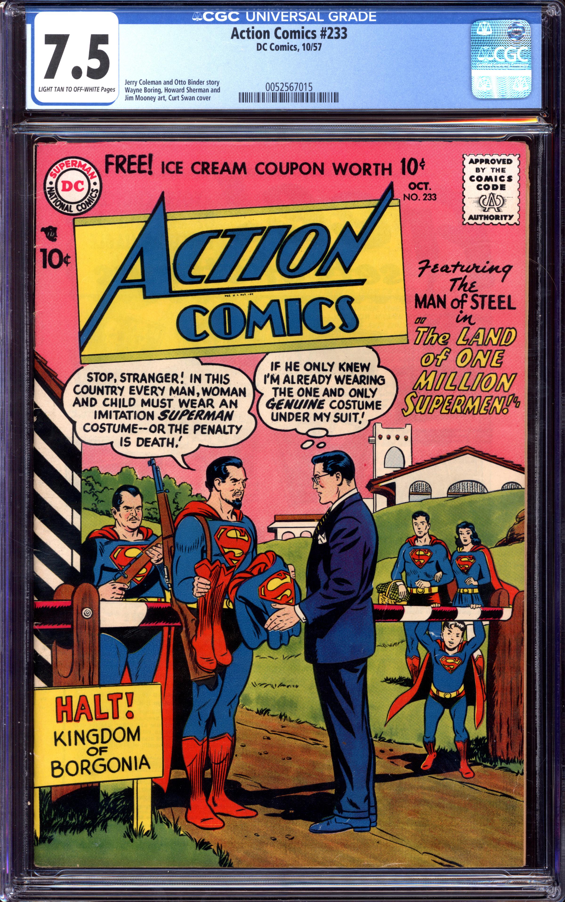 ACTION COMICS Front Cover