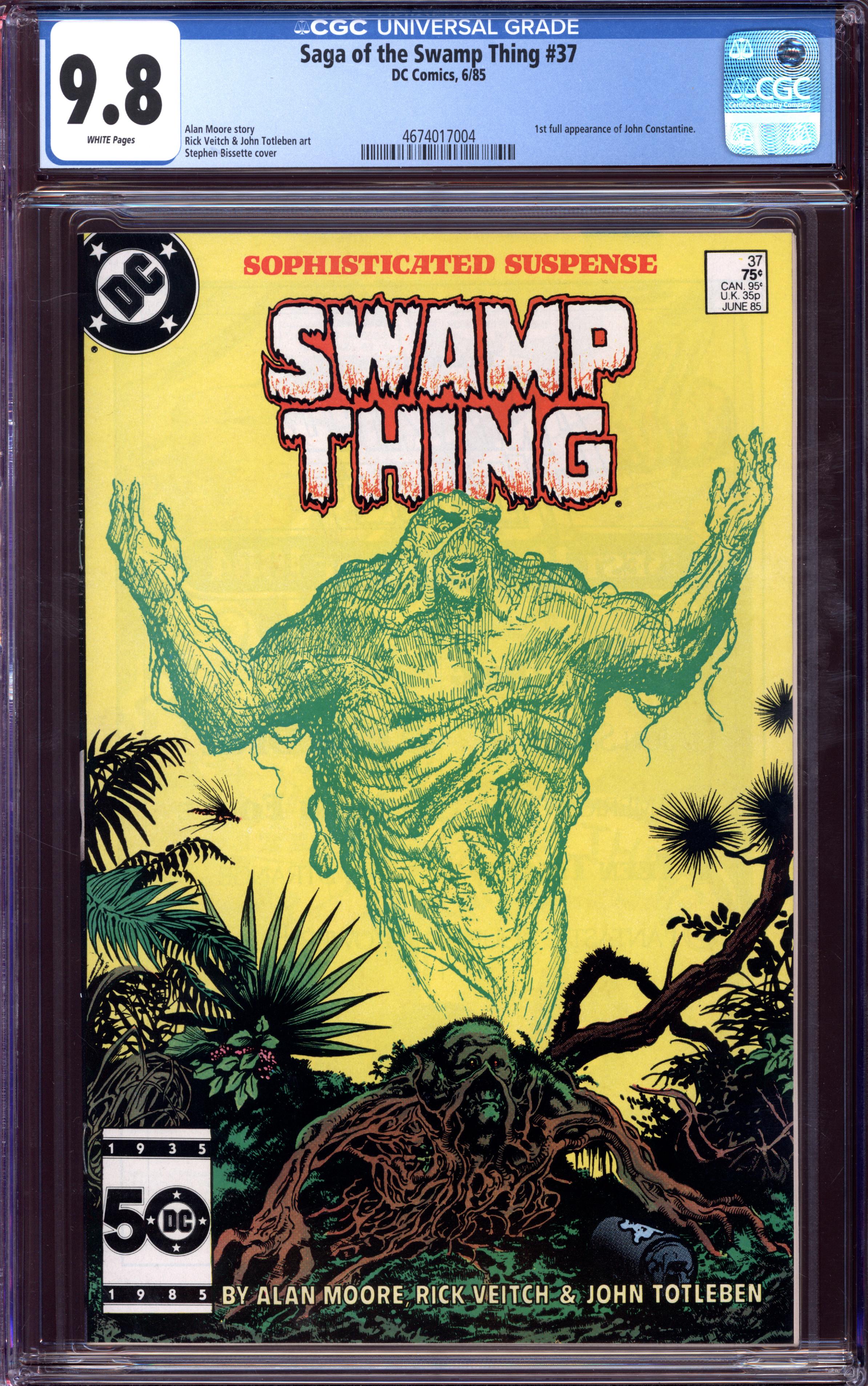 SAGA OF THE SWAMP THING Front Cover