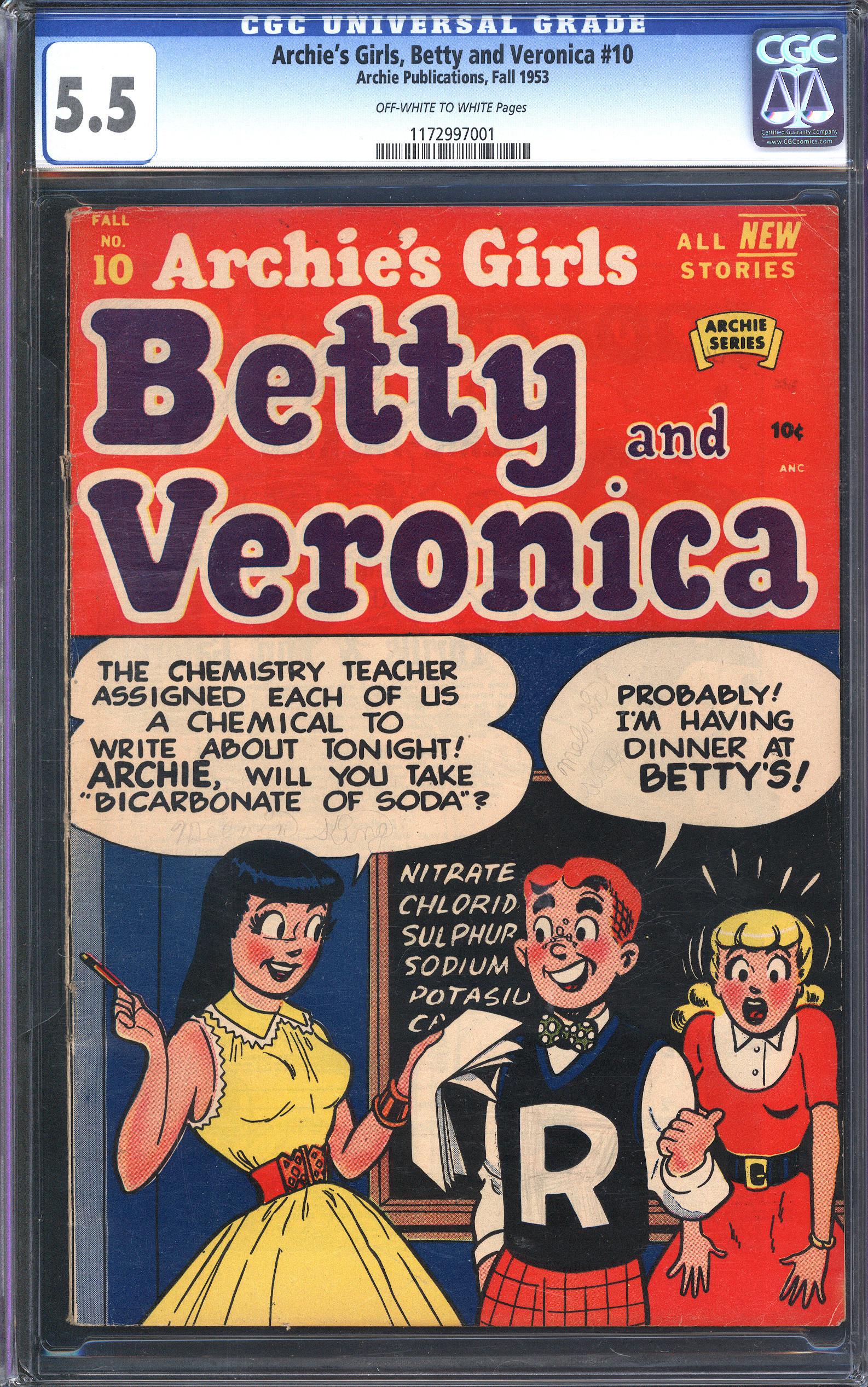 ARCHIE'S GIRLS BETTY AND VERONICA Front Cover