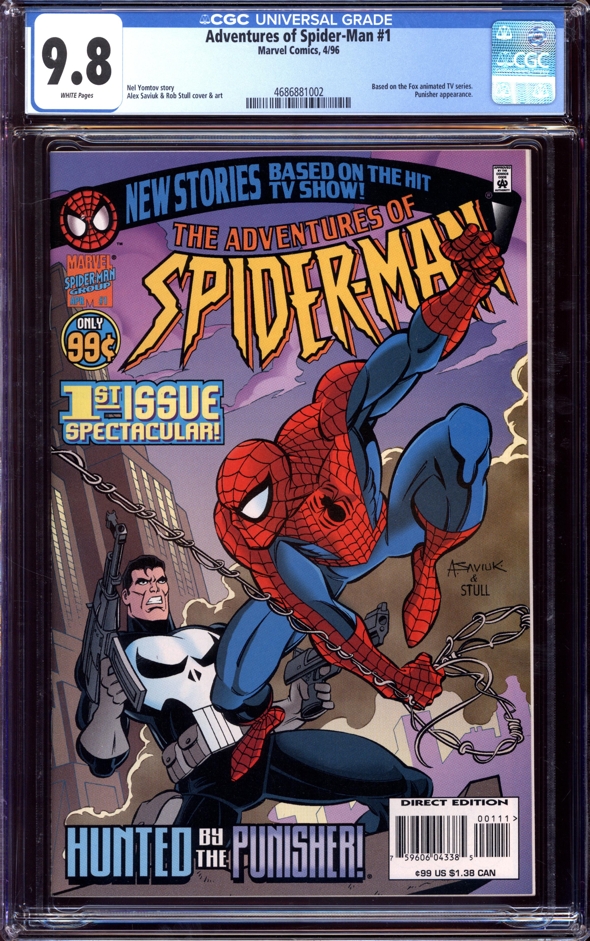 ADVENTURES OF SPIDER-MAN Front Cover