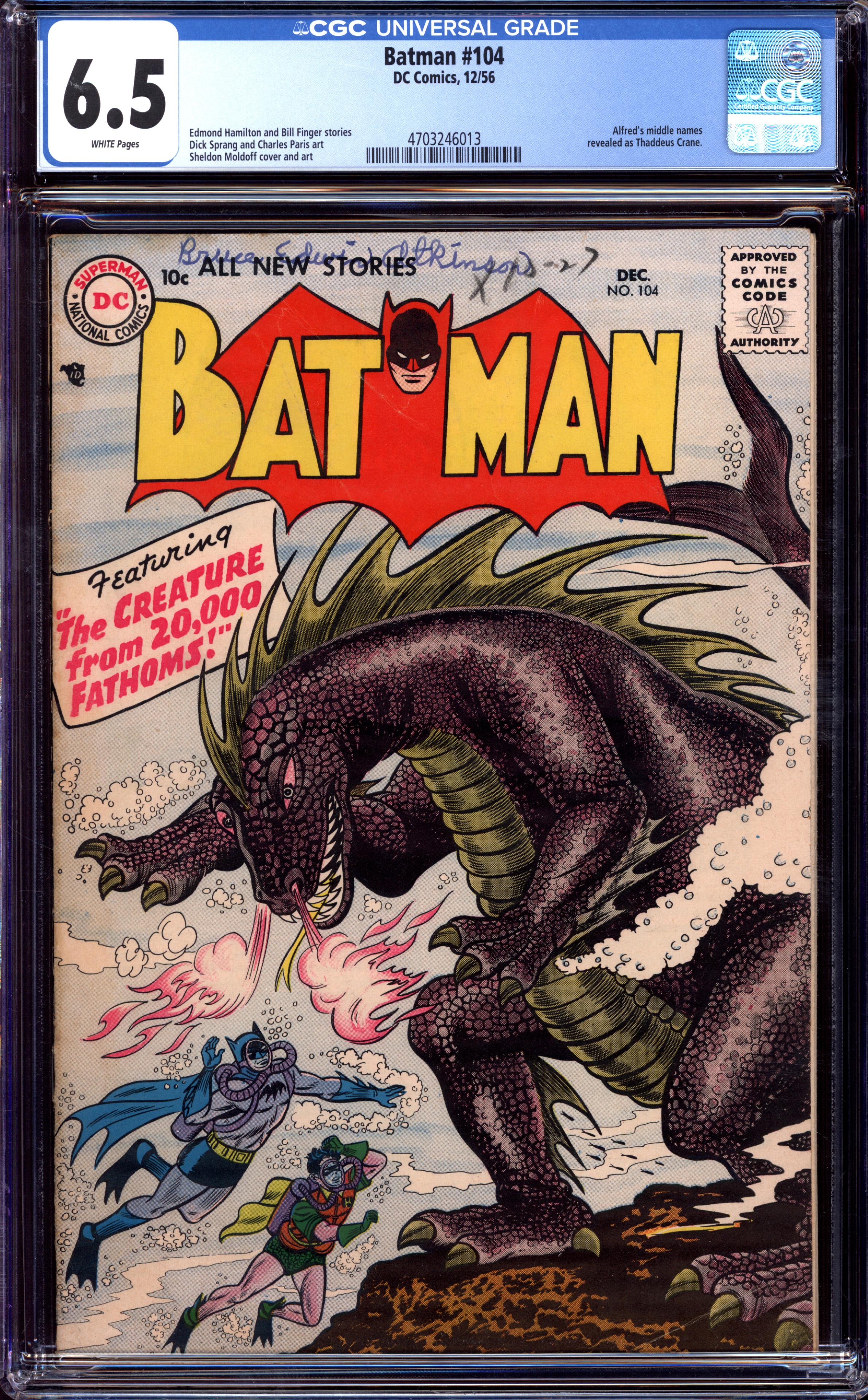 BATMAN Front Cover