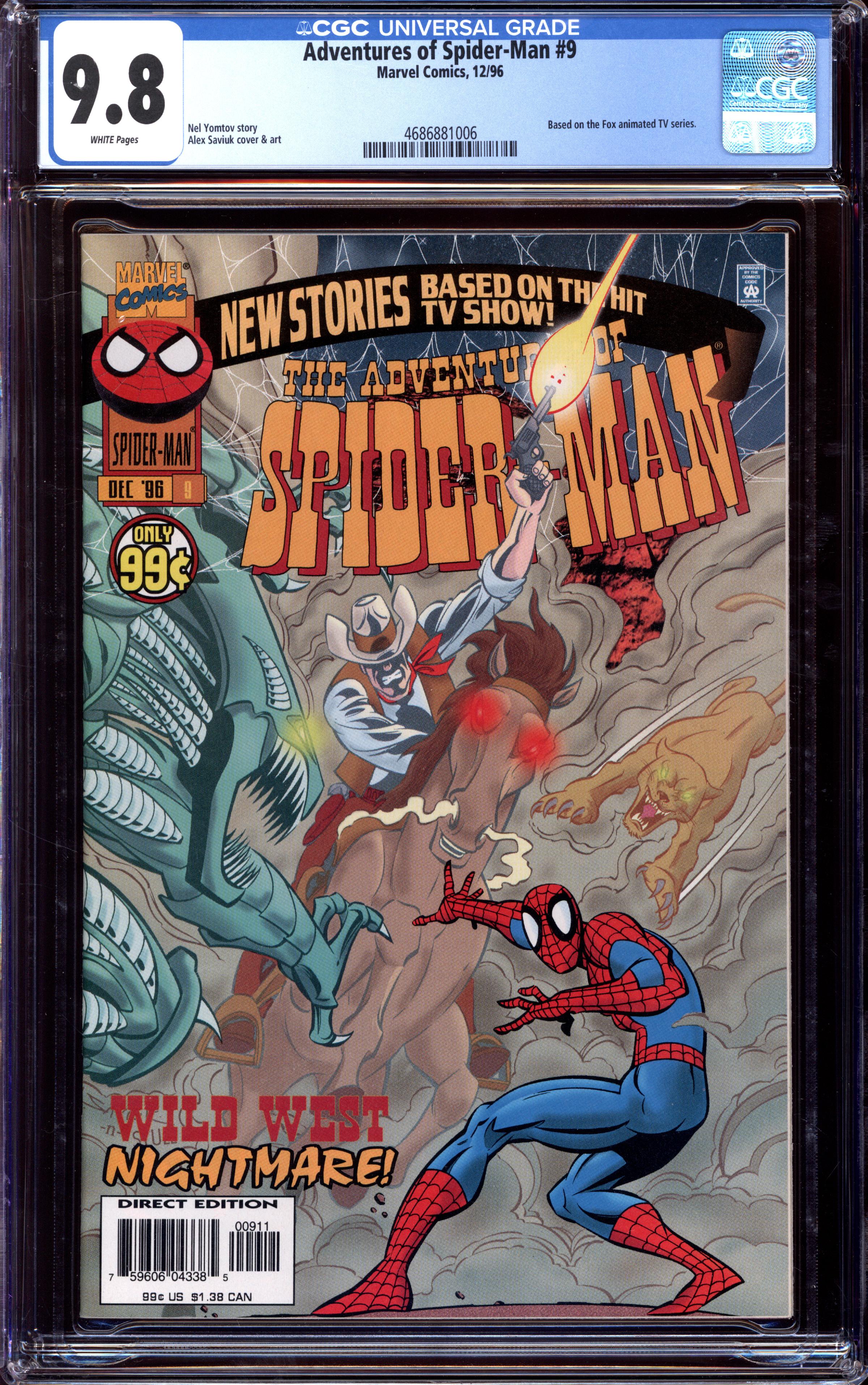 ADVENTURES OF SPIDER-MAN Front Cover