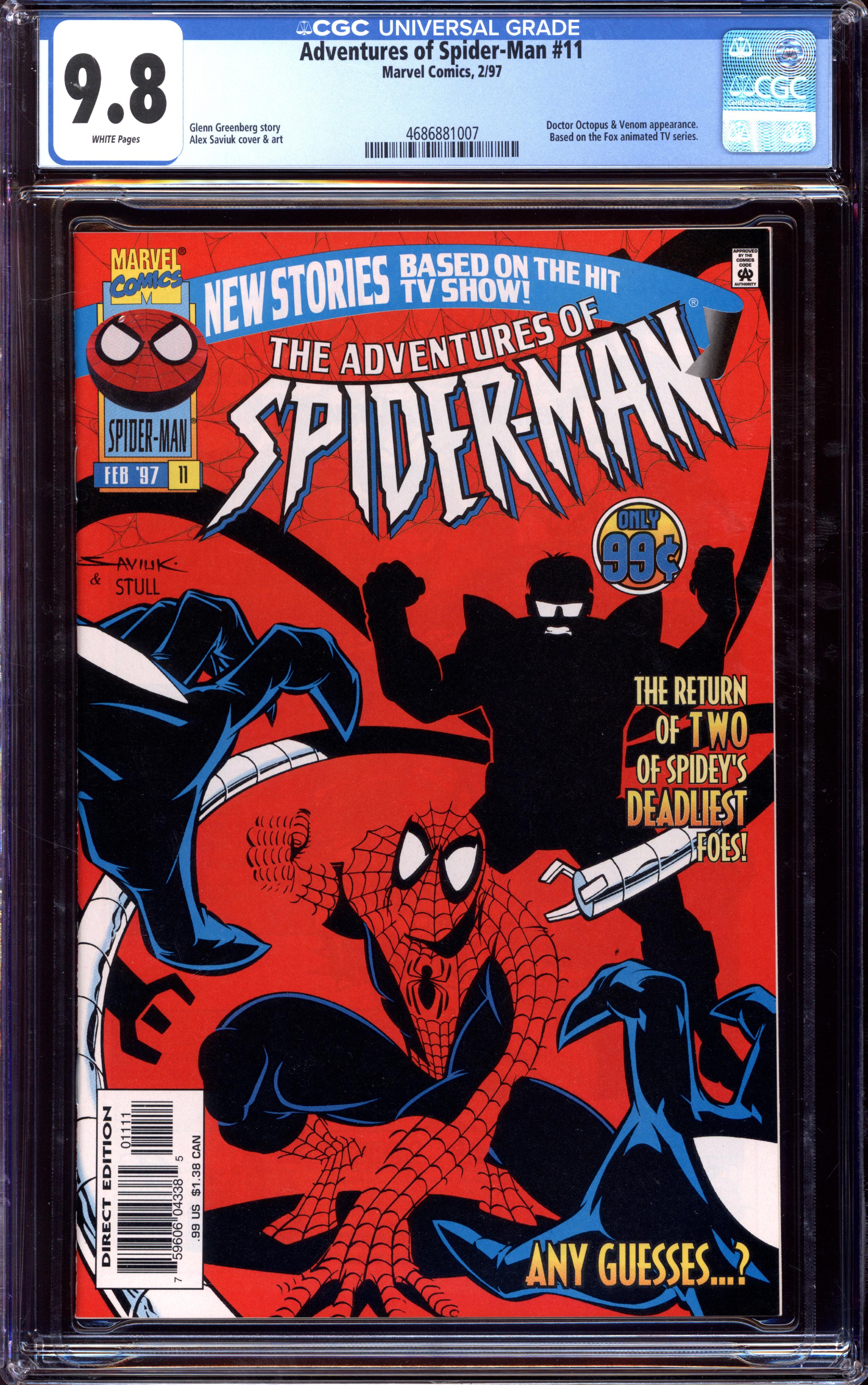 ADVENTURES OF SPIDER-MAN Front Cover
