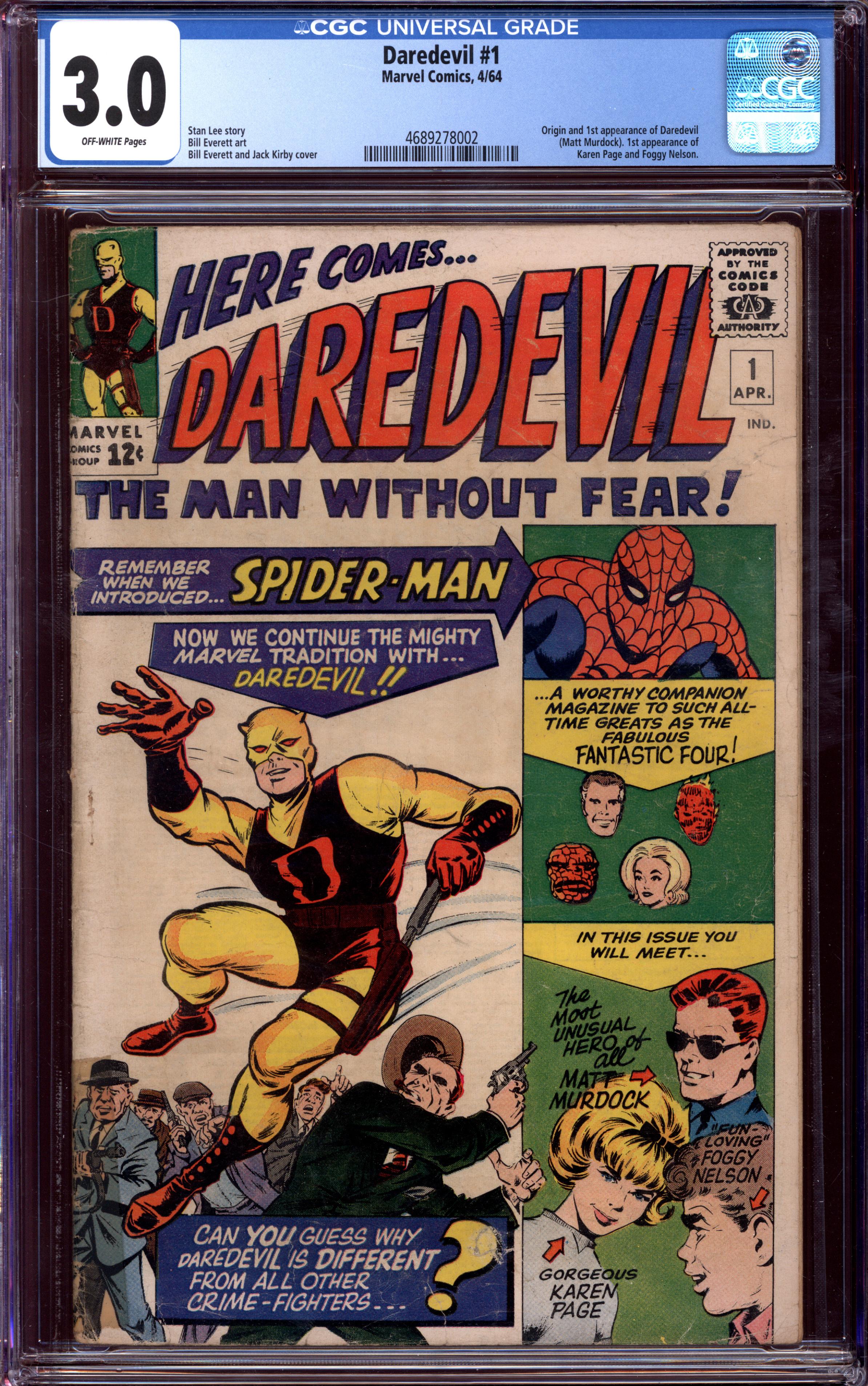 DAREDEVIL Front Cover