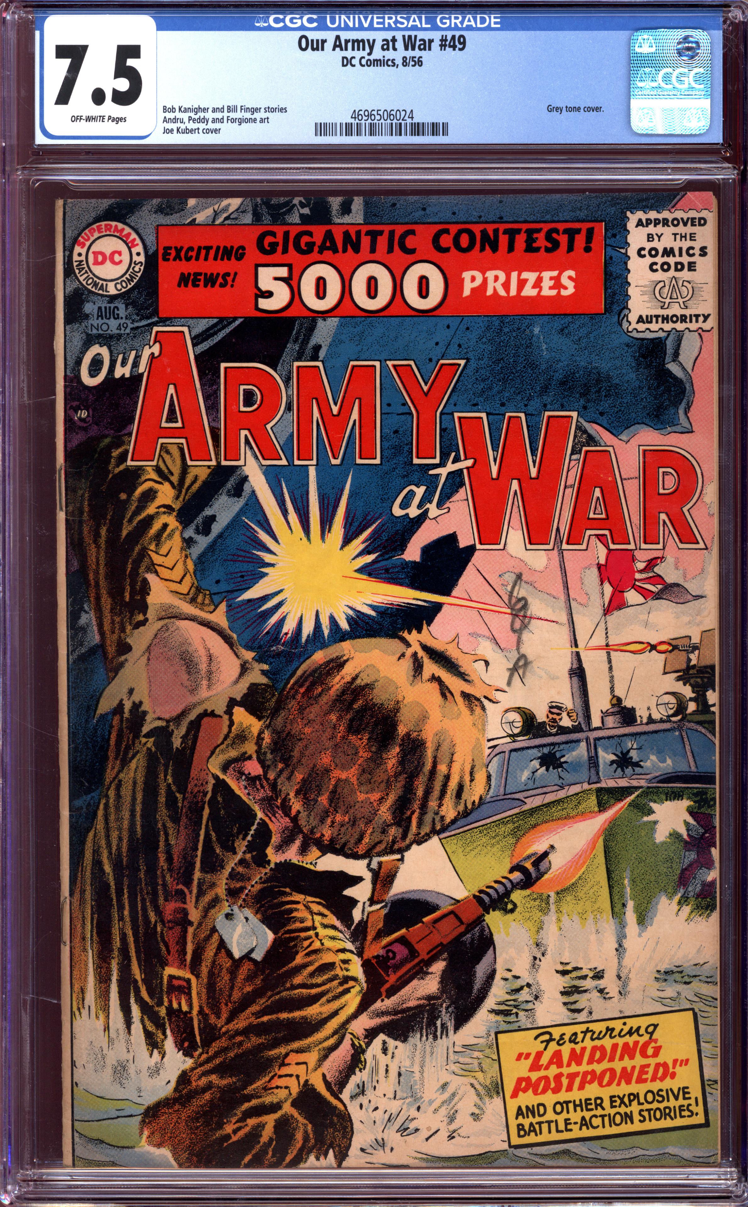 OUR ARMY AT WAR Front Cover