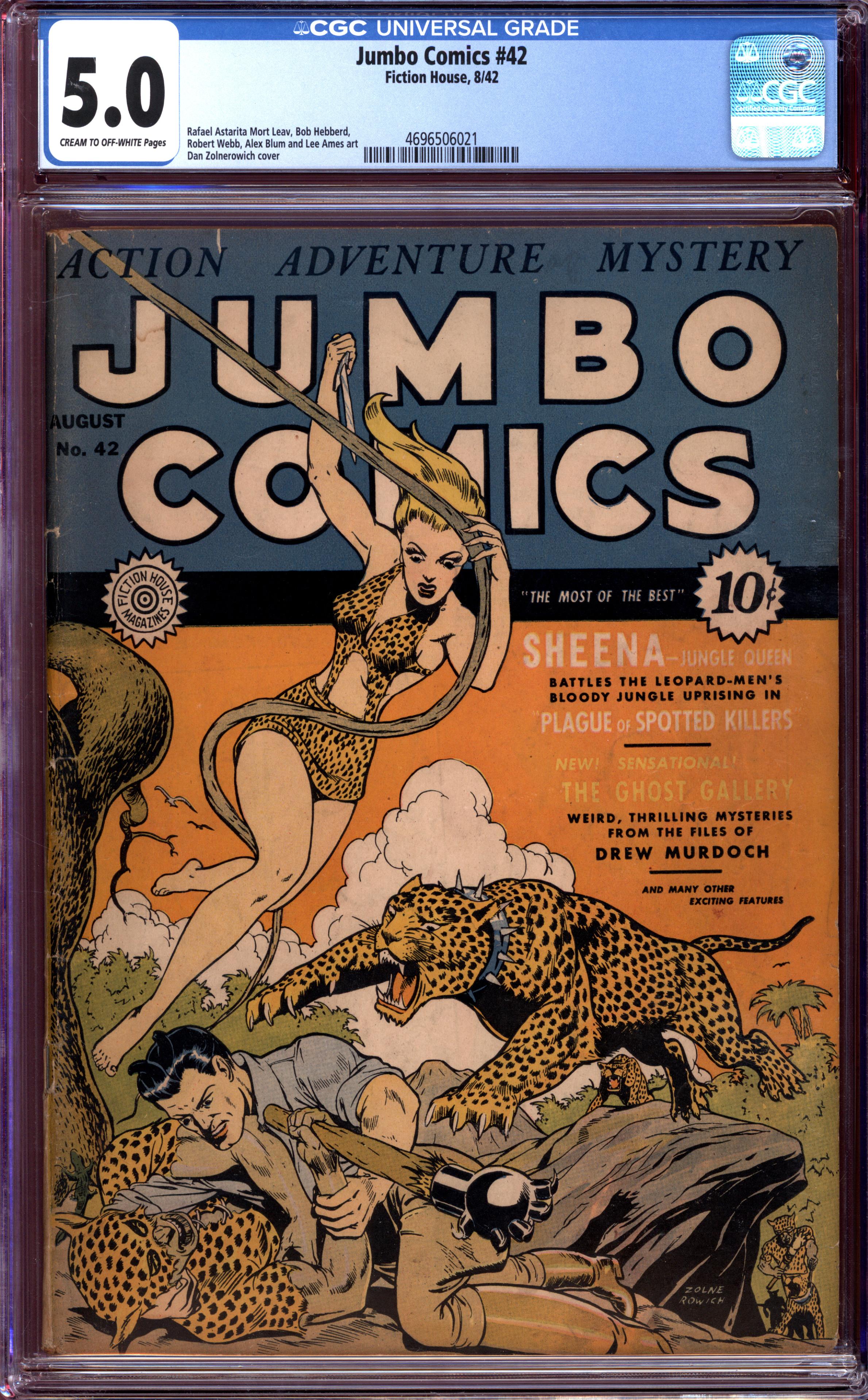 JUMBO COMICS Front Cover