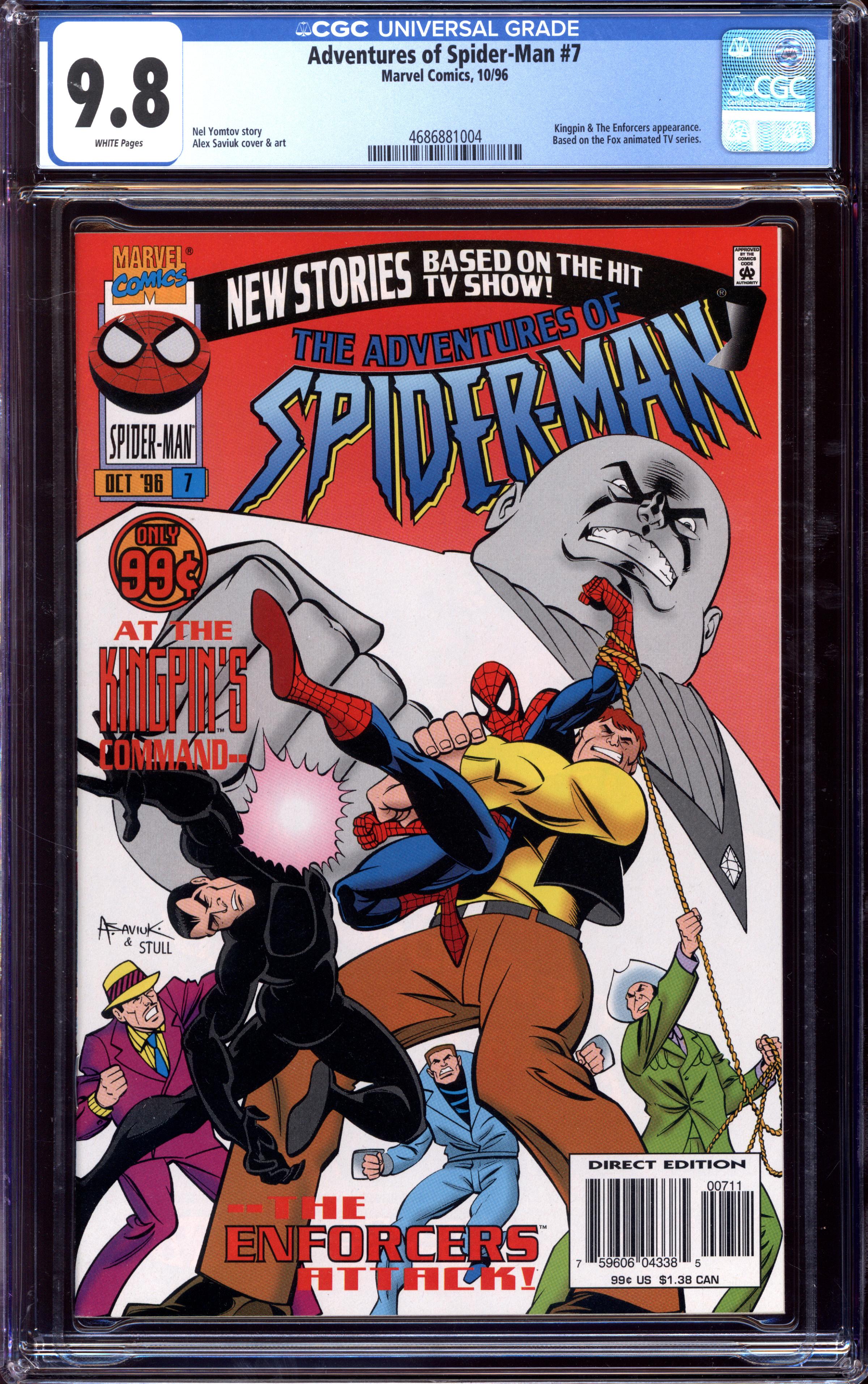 ADVENTURES OF SPIDER-MAN Front Cover