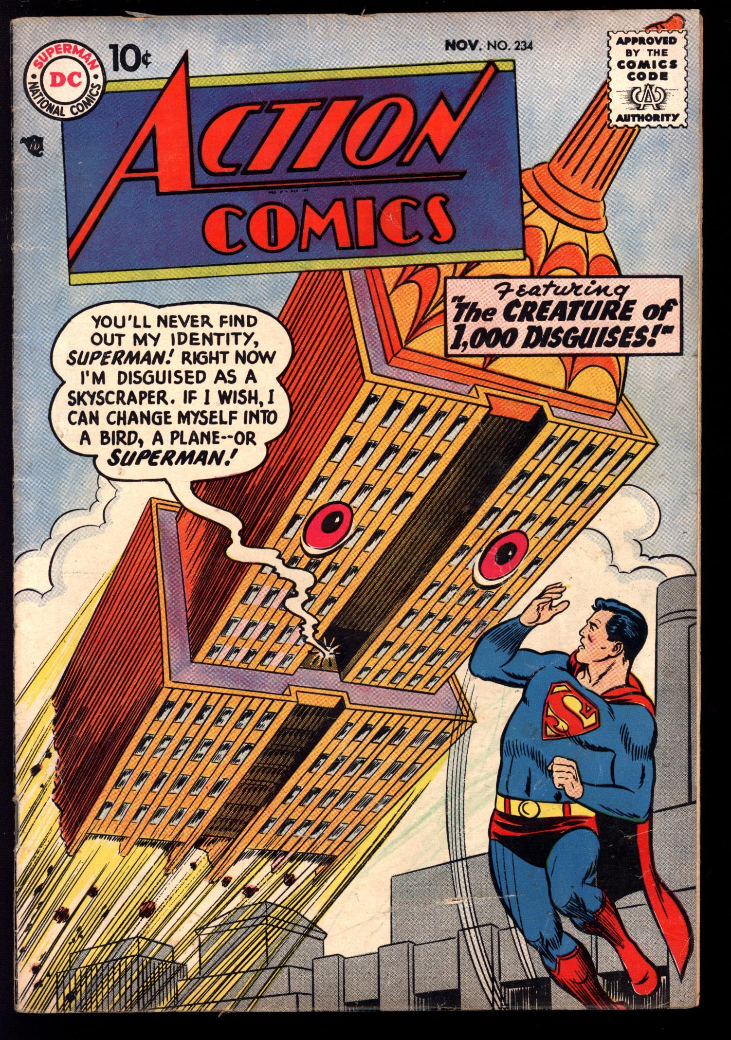 ACTION COMICS Front Cover