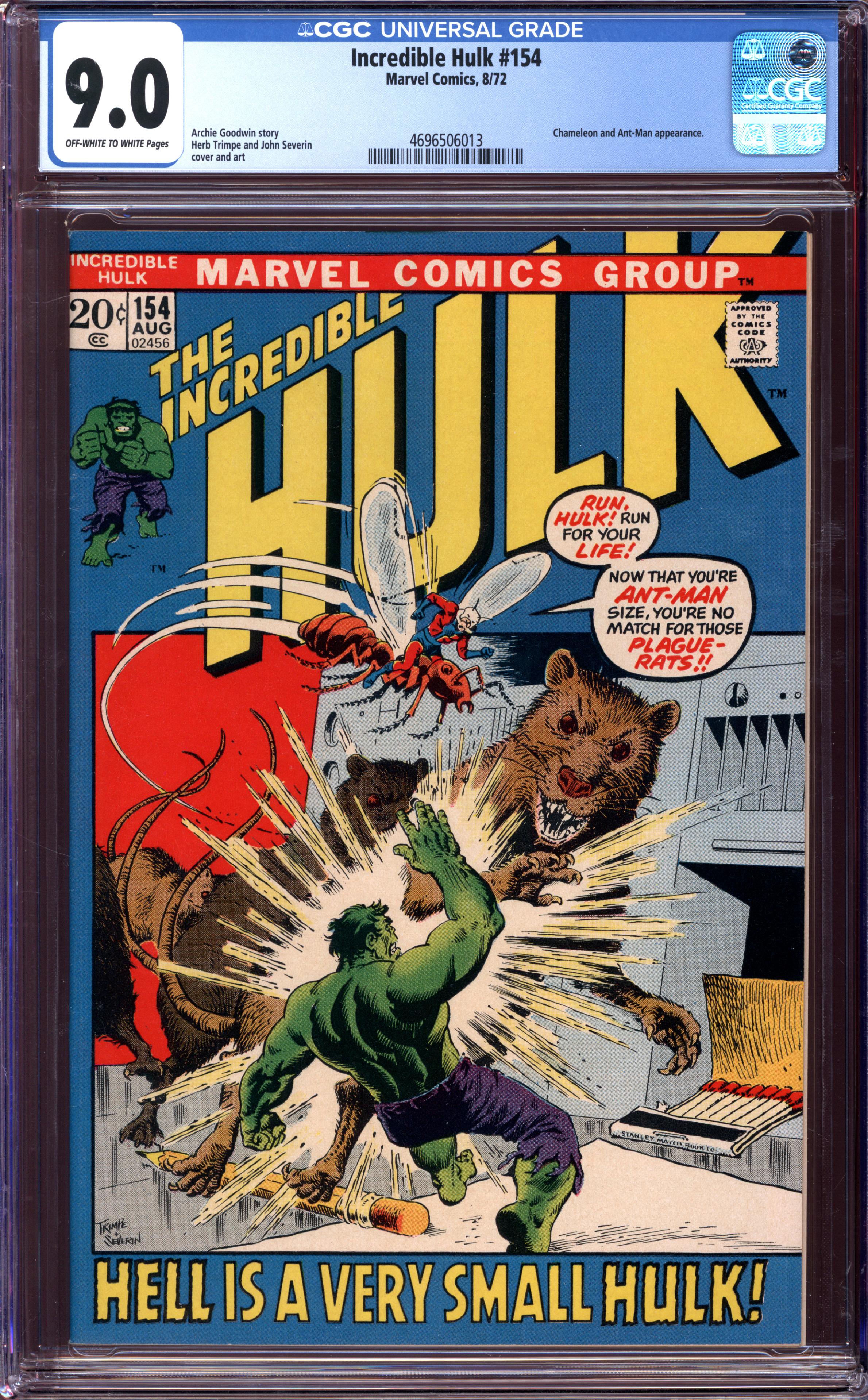 INCREDIBLE HULK Front Cover
