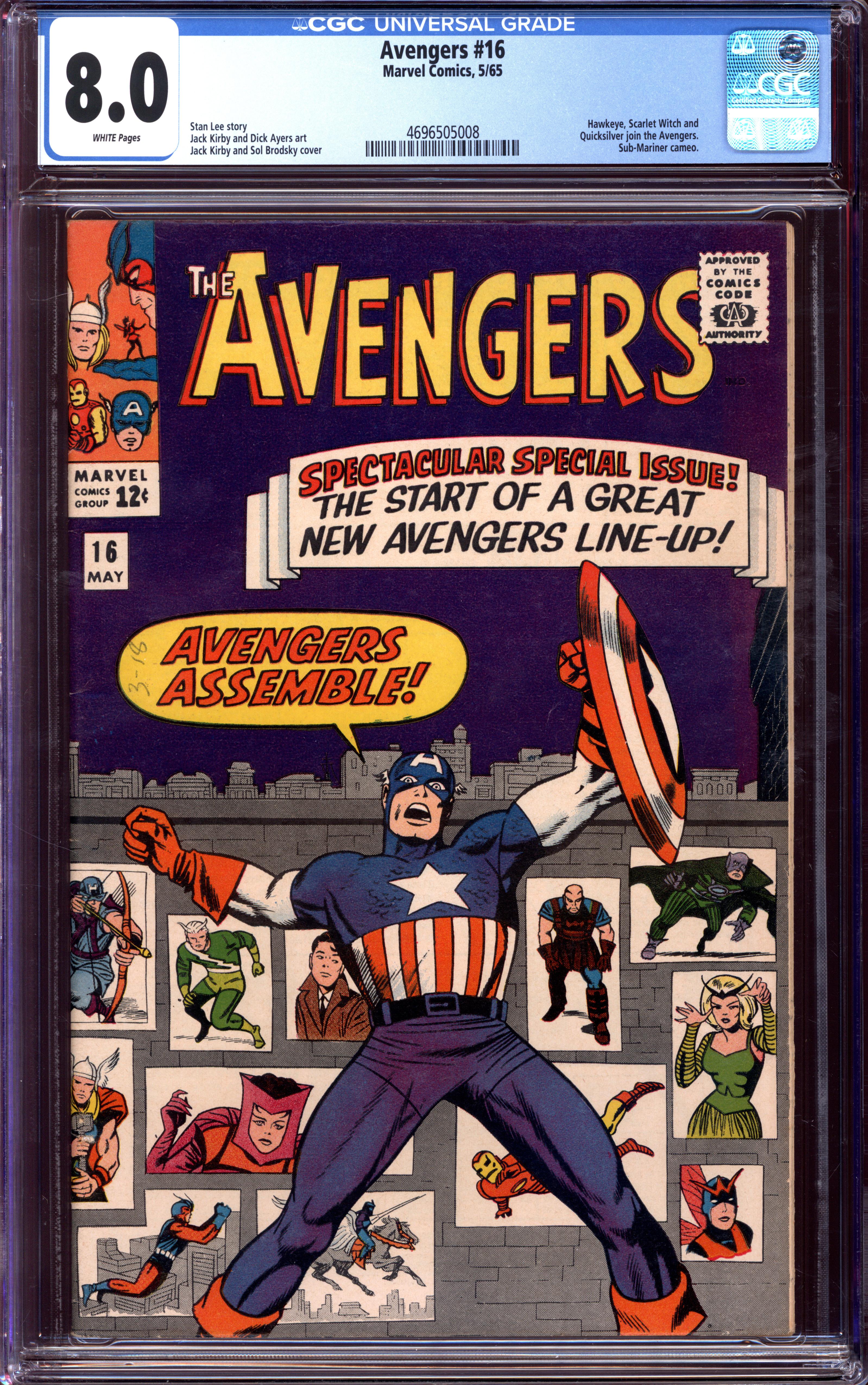 AVENGERS Front Cover