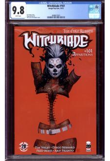 WITCHBLADE #161 CGC 9.8 WHITE PAGES front cover