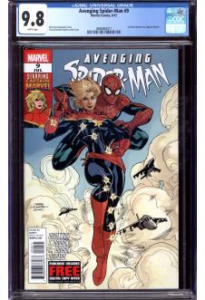 AVENGING SPIDER-MAN #9 CGC 9.8 WHITE PAGES front cover