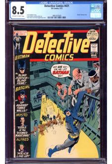 DETECTIVE COMICS #421 CGC 8.5 OW/WH PAGES front cover