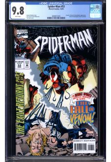 SPIDER-MAN #53 CGC 9.8 WHITE PAGES front cover