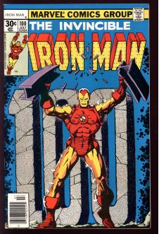 IRON MAN #100 7.5 front cover