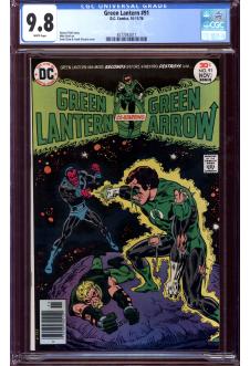 GREEN LANTERN #91 CGC 9.8 WHITE PAGES front cover
